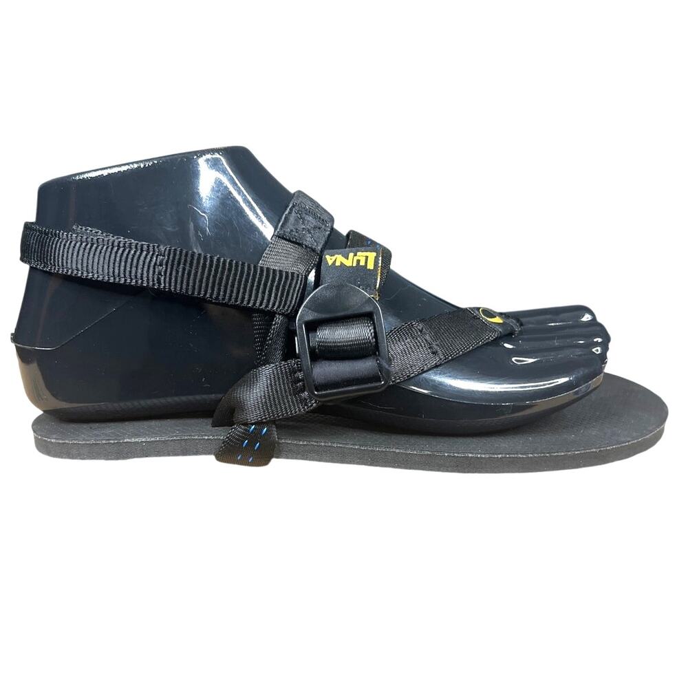 Luna Unisex Venado Black Vibrato Sole Lightweight Sandal Size M 5 W 7